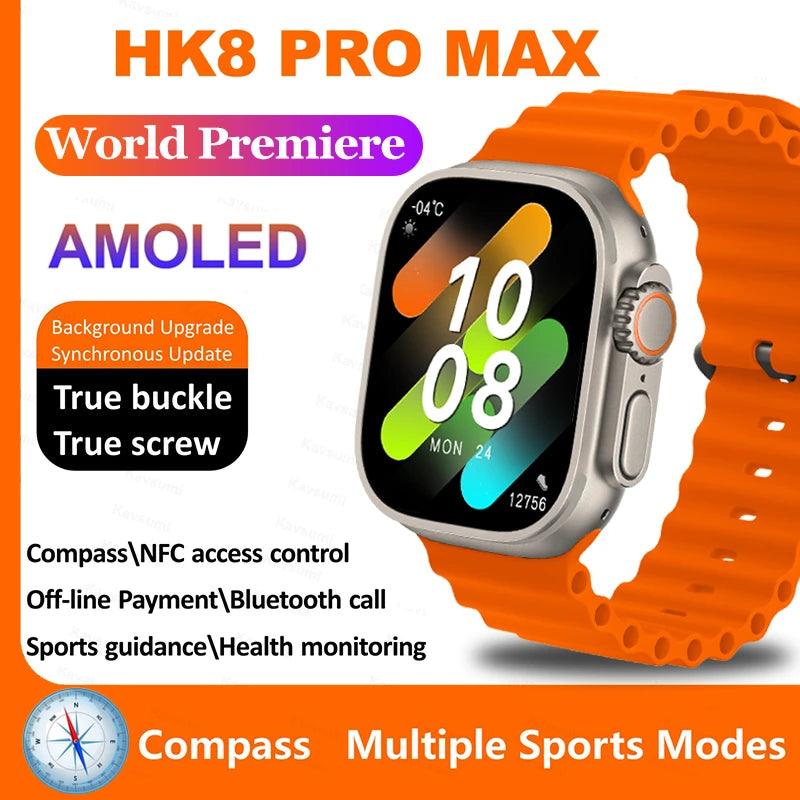 HK8 Pro Max Ultra (Amoled) New System Upgrade! What's New? - Apple Watch  Ultra Best Copy 2023 