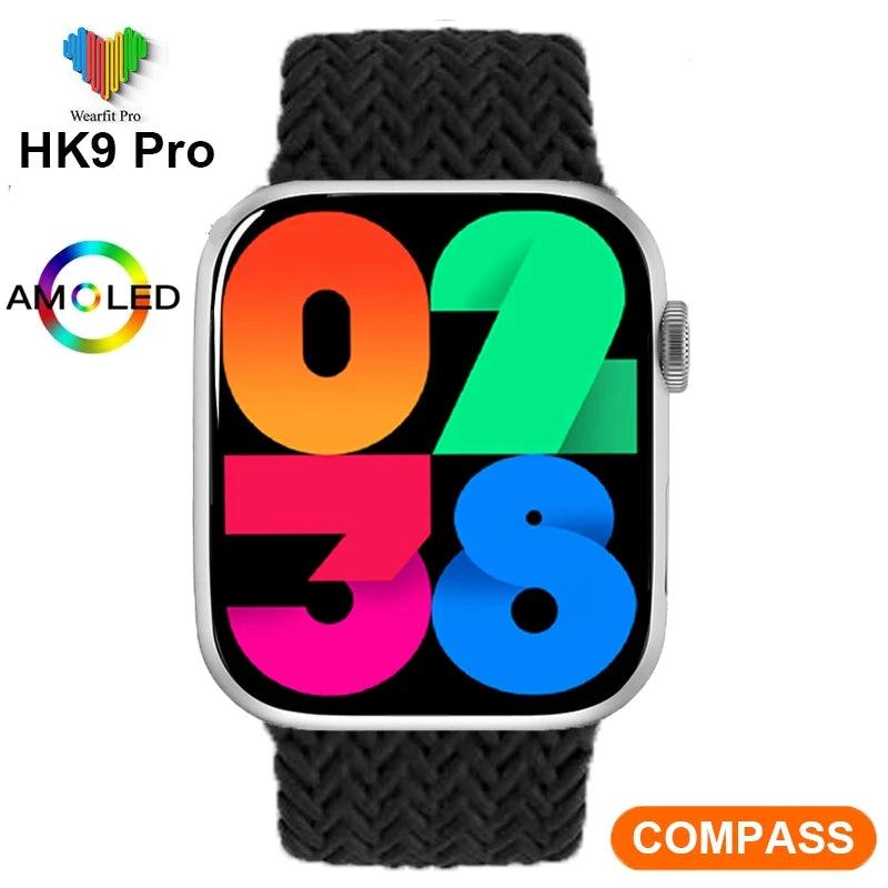 Smart Watch Hk9 Pro Amoled Serie 8 Negro