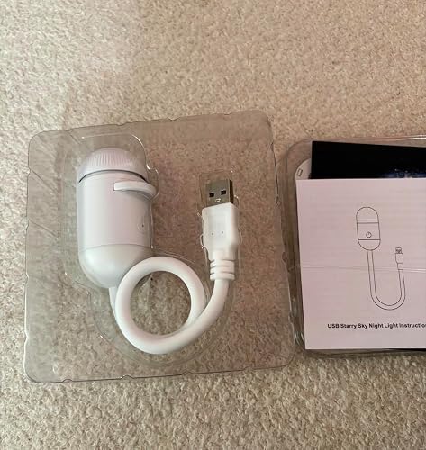 Aurora Galaxy Projector Lamp package contents