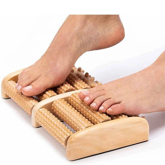 Wooden Foot Massager for Stress & Pain Relief - Product Zone