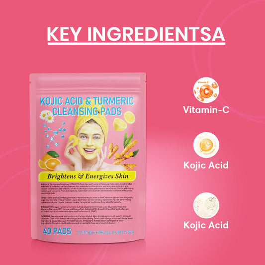 Turmeric kojic acid pads