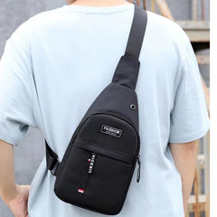 Sling Chest Bag New Casual Korean Version Oxford Cloth Fashion Sports Bag Single Shoulder Messenger Bag Men Canvas Backpack