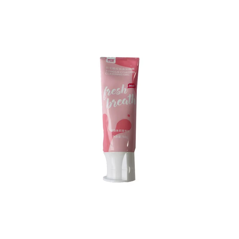 Tongue Scraper and Coating Cleaning Gel Fresh Remove Oral Odor to Cleaner for Bad Breath Clean