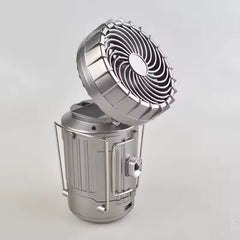 Desktop USB Rechargeable Fan Portable Solar Power Outdoor Led Ceiling Camping Light Fans Usb Camp Light Fan