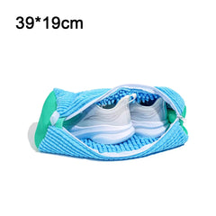 1PC Washing Shoes Bag Protector Reusable Plastic Shoe Washing Bag Washing Shoes Machine Friendly Laundry Bag Drying Bags