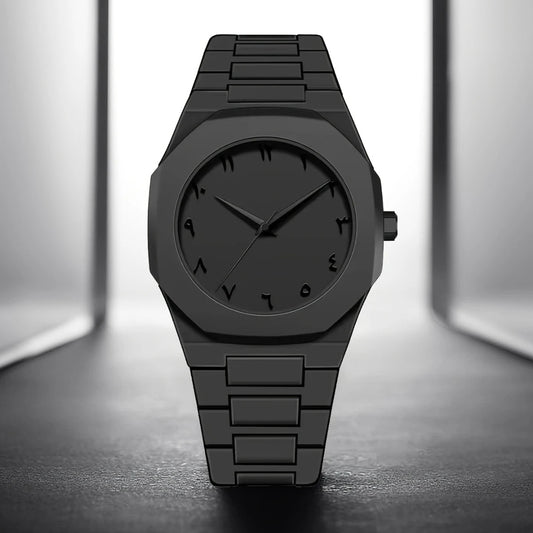 Black Arabic Aura Watch