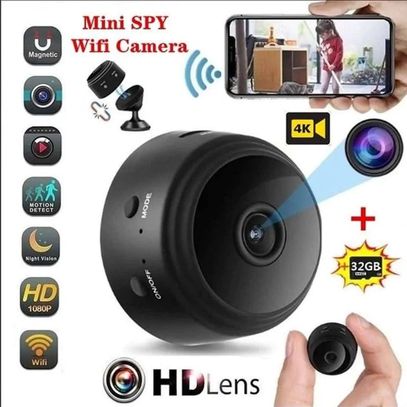 A9 Mini Camera Wifi 1080P HD IP Camera Home Security IR Magnetic Wireless