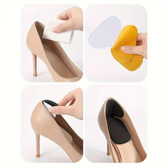 Double Thick Half-Inch T-Shaped Foam Heel Cushion And Heel Cup
