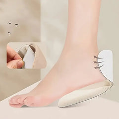 Double Thick Half-Inch T-Shaped Foam Heel Cushion And Heel Cup