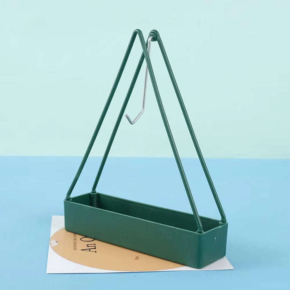 Mosquito Coil Holder with Tray Wrought Iron Triangular Repellent Incense Rack Tool Home Mosquito Shape Decor S7N4