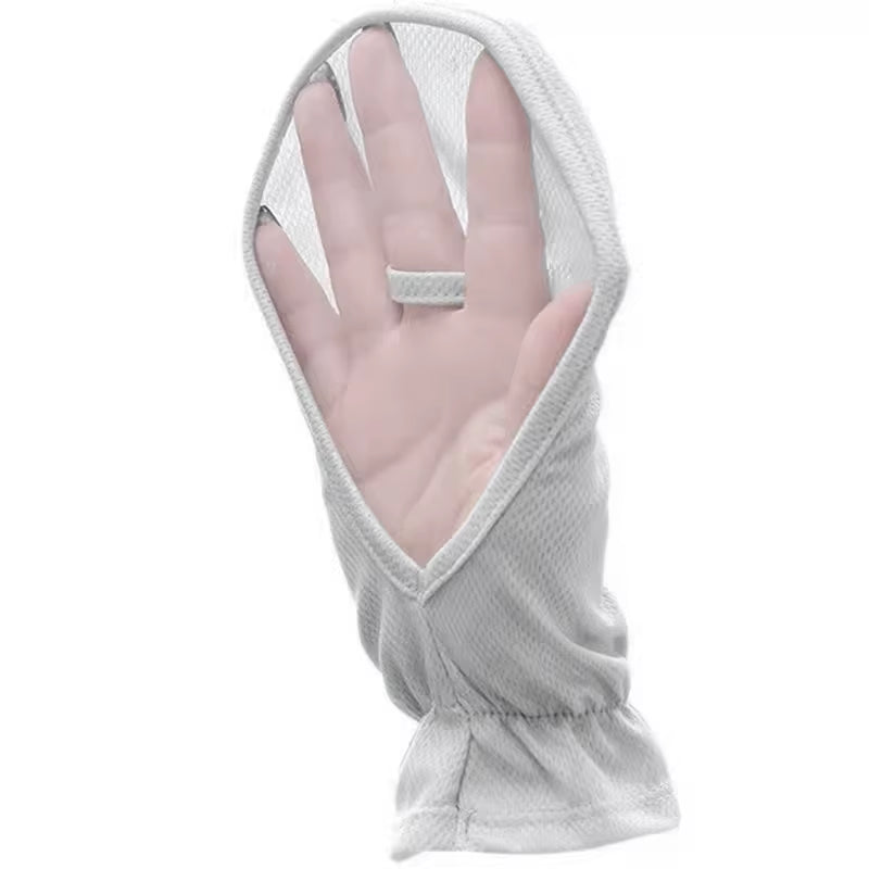 Summer Open-Fingered Short Sunscreen Gloves Sleeve Women Lady Thin Driving Outdoor Riding Gloves Mittens Sun Protection Gloves