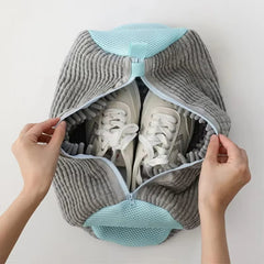 1PC Washing Shoes Bag Protector Reusable Plastic Shoe Washing Bag Washing Shoes Machine Friendly Laundry Bag Drying Bags