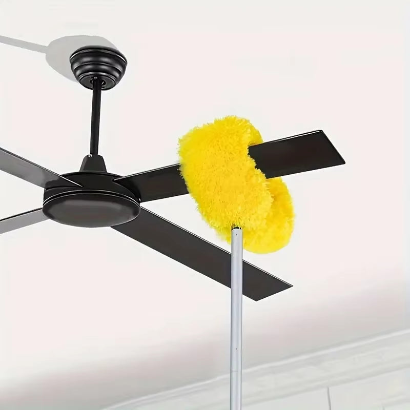 Ceiling Fan Cleaner Dusters with Extension Pole Dust Removal Brush Removable Ceiling and Fan Duster Ceiling Fan Cleaning Tool