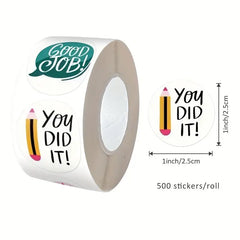 Inspirational English Stickers , Durable, Easy-to-Apply