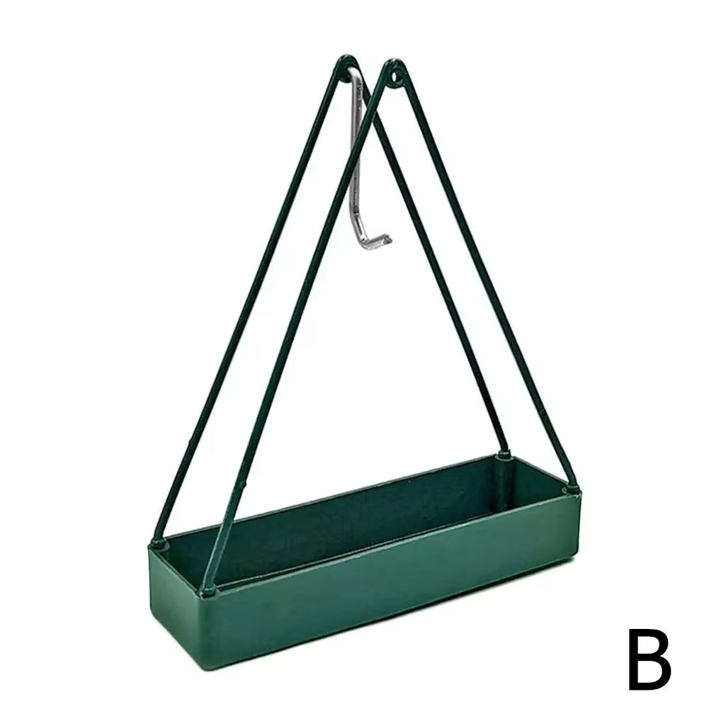 Mosquito Coil Holder with Tray Wrought Iron Triangular Repellent Incense Rack Tool Home Mosquito Shape Decor S7N4