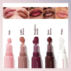 Ocheal 5 Colors Moisturizing Lip Mask Glaze Colored Lipstick Glass Colored Lip Gel Lip Balm Lipstick Lip Color Mouth Beauty