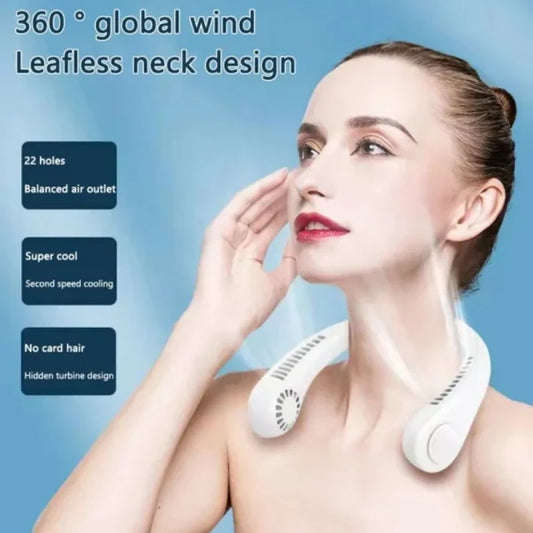 Hanging Neck Fan With Adjustable Neck Band