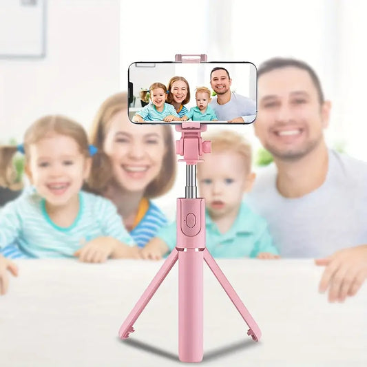 Wireless Remote Selfie Stick Tripod, Stainless Steel