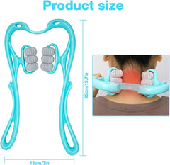 Manual Neck Massager Cervical And Shoulder Muscles, Trigger Point Roller