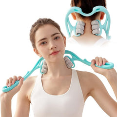 Manual Neck Massager Cervical And Shoulder Muscles, Trigger Point Roller