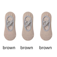 1/ 3Pair Professional Women Yoga Sock Silicone Anti-Slip Ballet Pilates Socks Women Backless Breathable Bandage Yoga Sport Socks