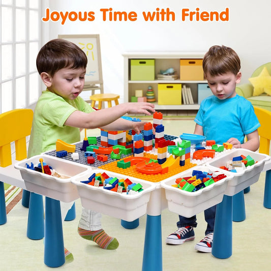 5 in 1 Building Blocks Table with Chair