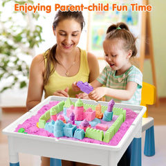 5 in 1 Building Blocks Table with Chair
