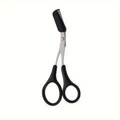 Stainless Steel Eyebrow Trimming Scissors with Comb, Safe Eyebrow Trimming Makeup Tool, Precise Creation of Perfect Eyebrow Shap