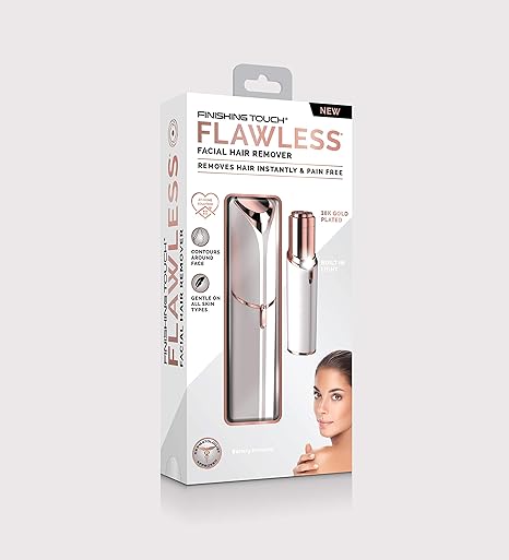 Flawless facial hair removal