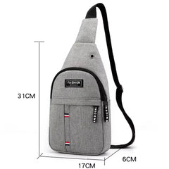 Sling Chest Bag New Casual Korean Version Oxford Cloth Fashion Sports Bag Single Shoulder Messenger Bag Men Canvas Backpack