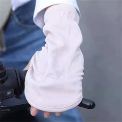 Summer Open-Fingered Short Sunscreen Gloves Sleeve Women Lady Thin Driving Outdoor Riding Gloves Mittens Sun Protection Gloves
