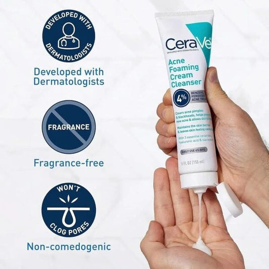 Cerave 4-in-1 Skincare Kit: Night Cream, Sunblock, Cleanser & Serum for Radiant Skin