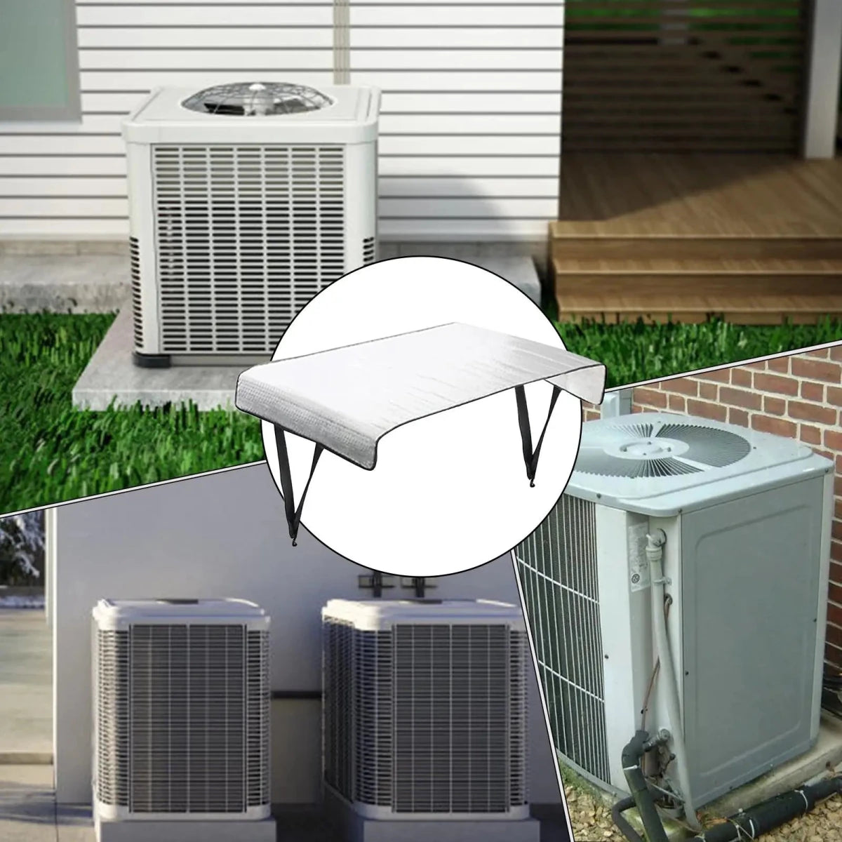 Air conditioner outdoor unit protective cover - Product Zone
