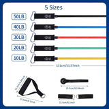 11Pcs/Set 150LB Fitness Band Set - Product Zone
