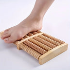 Dual Control Wooden Foot Massager