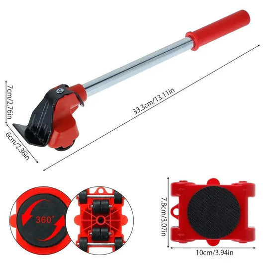 Set of 5 Heavy-Duty Furniture Moving Helper - Product Zone