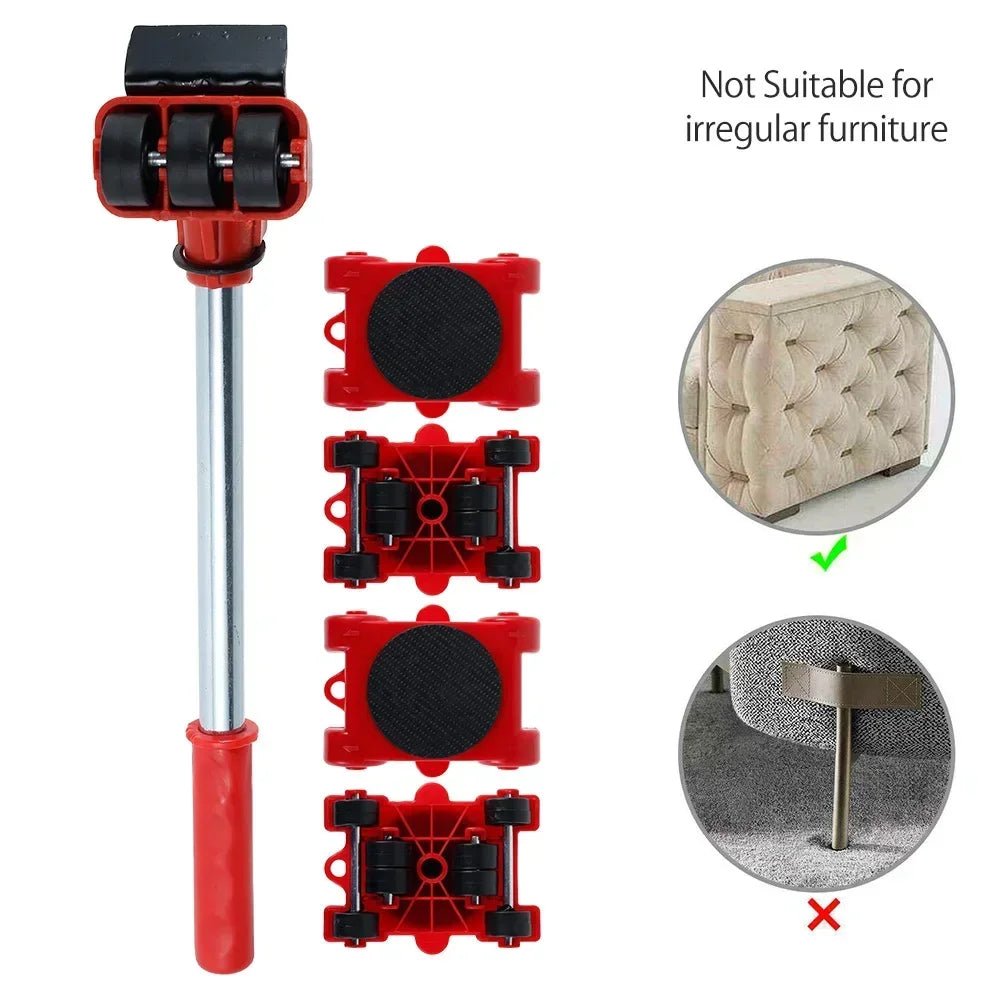Set of 5 Heavy-Duty Furniture Moving Helper - Product Zone