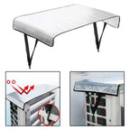Air conditioner outdoor unit protective cover
