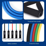 11Pcs/Set 150LB Fitness Band Set - Product Zone