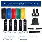 11Pcs/Set 150LB Fitness Band Set - Product Zone