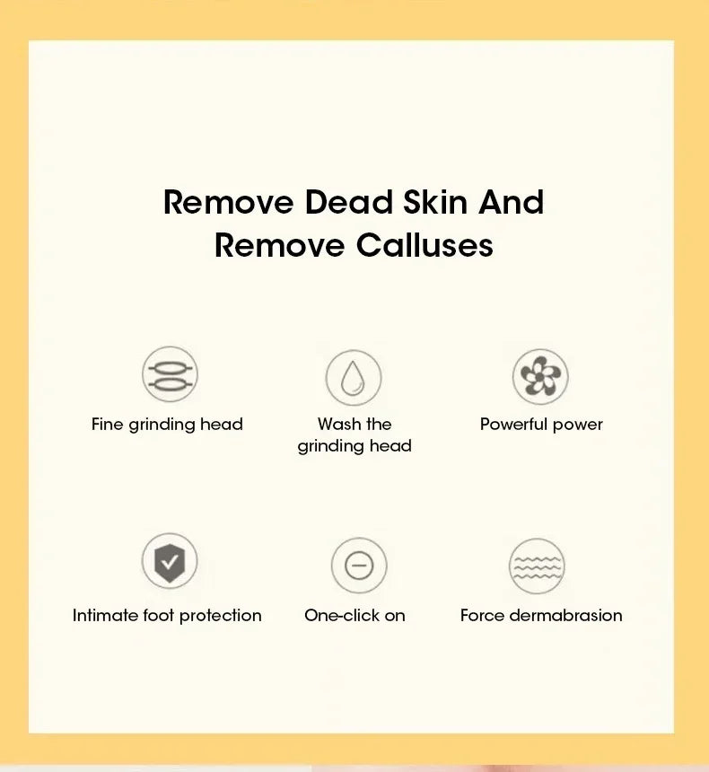 Electric Callus Remover for Feet Rechargeable Foot File Pedicure