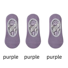 1/ 3Pair Professional Women Yoga Sock Silicone Anti-Slip Ballet Pilates Socks Women Backless Breathable Bandage Yoga Sport Socks