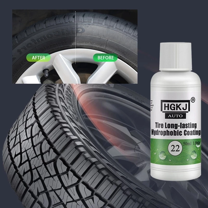 50ml Car Tire Shine Coating Tyre High Gloss Tires Refurbishing