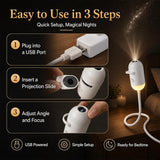 Aurora Galaxy Projector Lamp easy setup