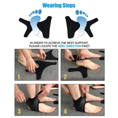 Breathable Elastic Ankle pain relief Brace & Stabilizer