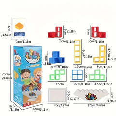 Fun Balance Stacking Building Blocks Board Game For Kids Adults Friends