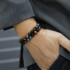 Genuine Tiger’s Eye Triple Protection Bracelet for Men and Women
