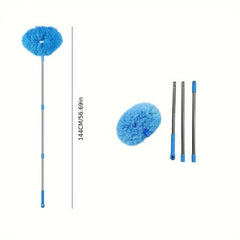 Ceiling Fan Cleaner Dusters with Extension Pole Dust Removal Brush Removable Ceiling and Fan Duster Ceiling Fan Cleaning Tool