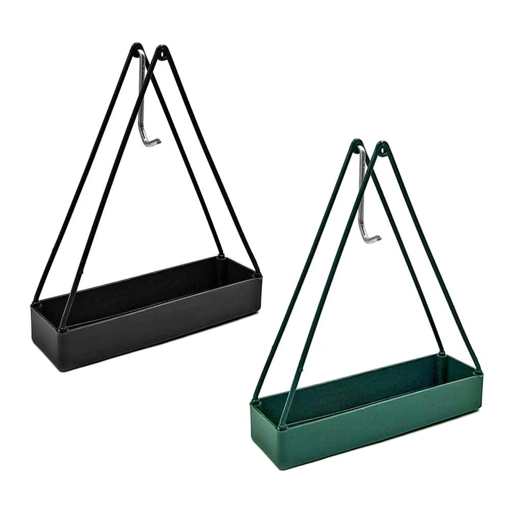 Mosquito Coil Holder with Tray Wrought Iron Triangular Repellent Incense Rack Tool Home Mosquito Shape Decor S7N4