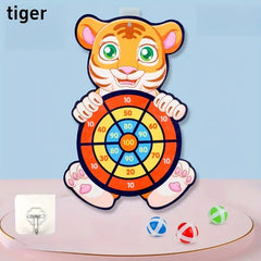 Back-to-School Season Cute Animal Style Children's Game Toy Throw and Stick Ball